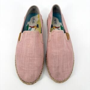 Olukai Kaula P'A Kapa Women Espadrilles Linen Slip-On, Water-Resistant, Size 8.5